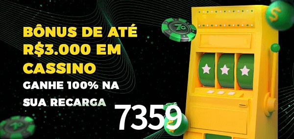 7359 melhor bônus de depósito